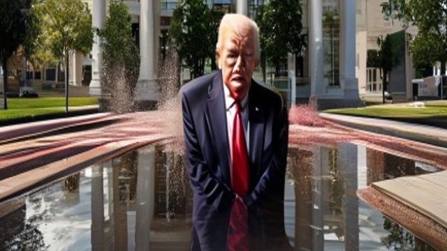 Trump's Claims of Vandalism at Reflecting Pool Prompt Controversy | asian bokiea, situs judi slot de
