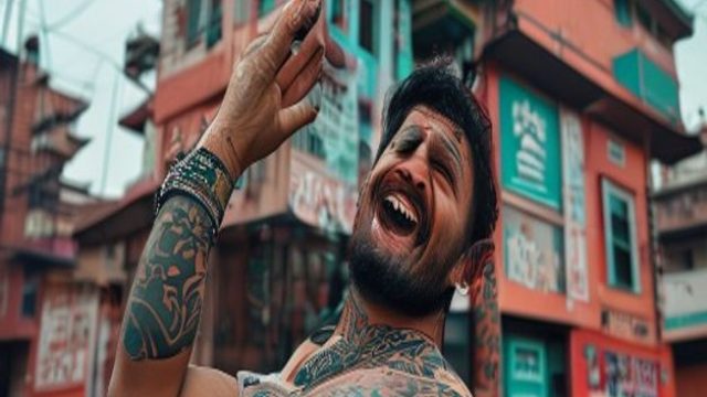 Hyderabad Man Celebrates Unique Fish Building with Intriguing Tattoo
